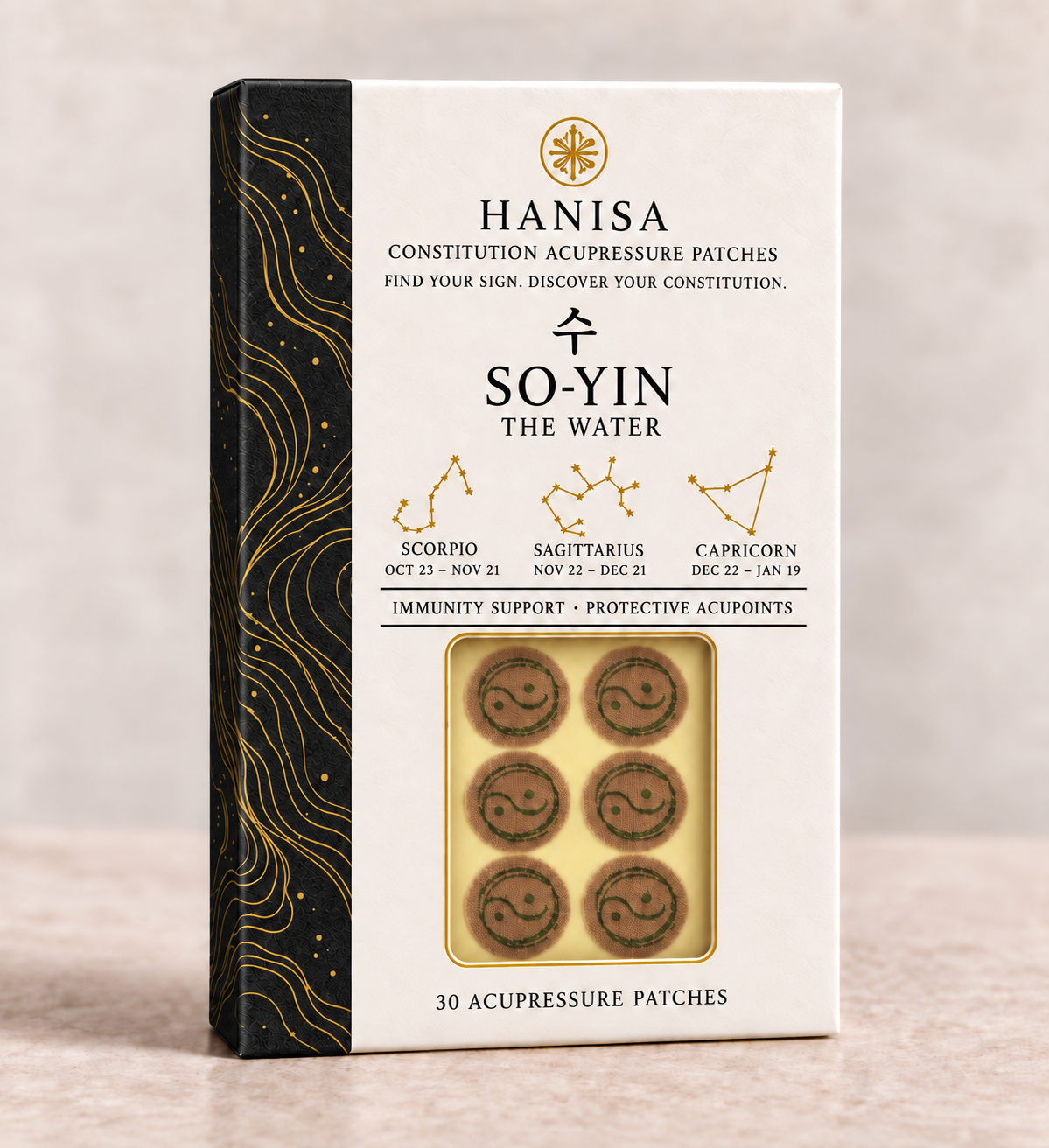 SO-YIN · The Water — Constitutional Acupressure Patches
