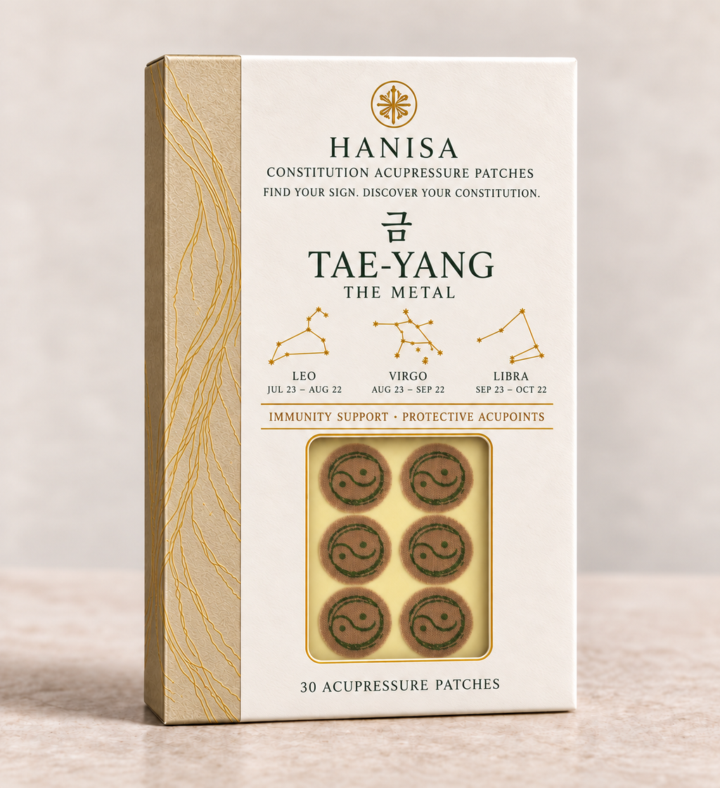 TAE-YANG · The Metal — Constitutional Acupressure Patches