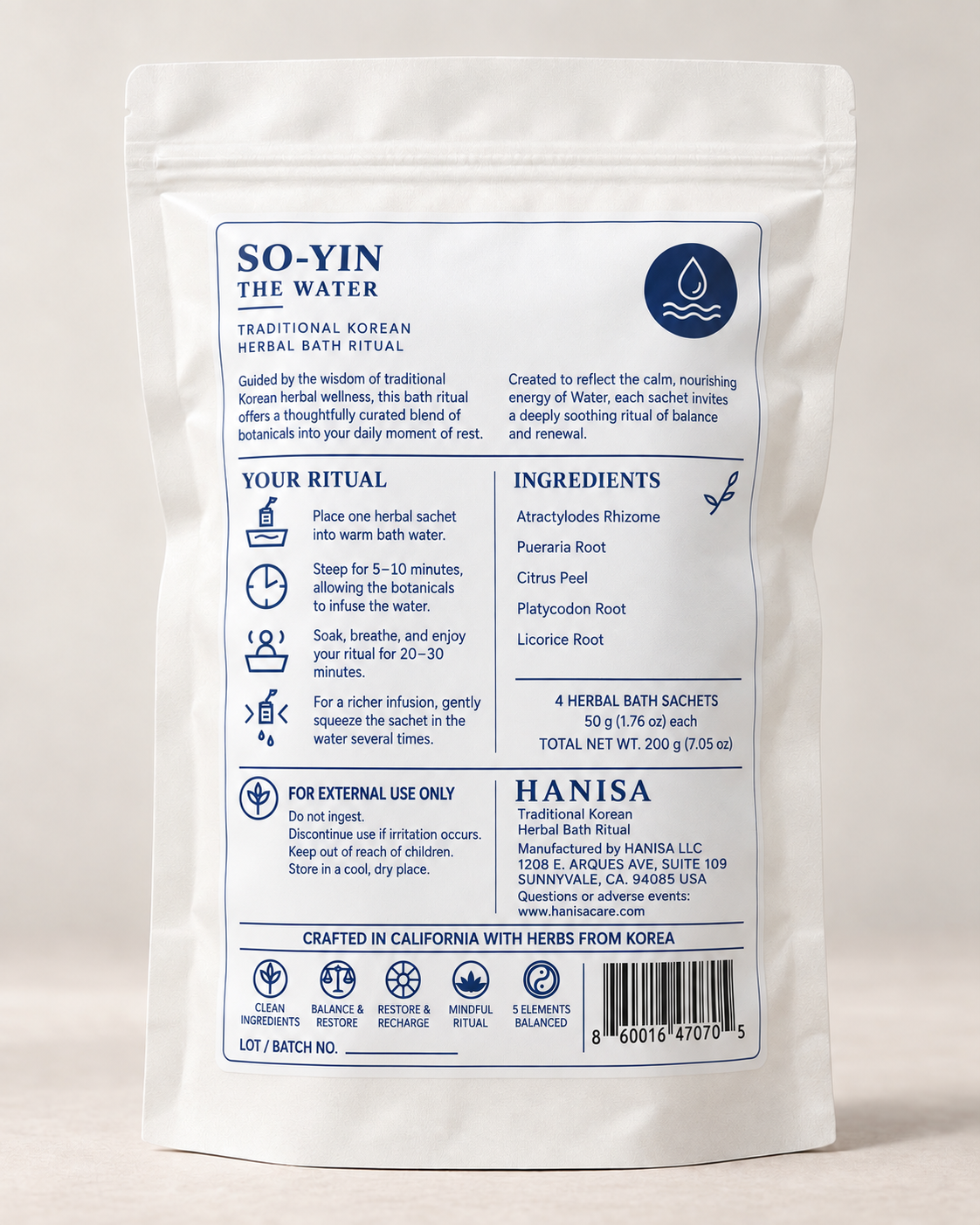 SO-YIN · The Water — Traditional Korean Herbal Bath Ritual