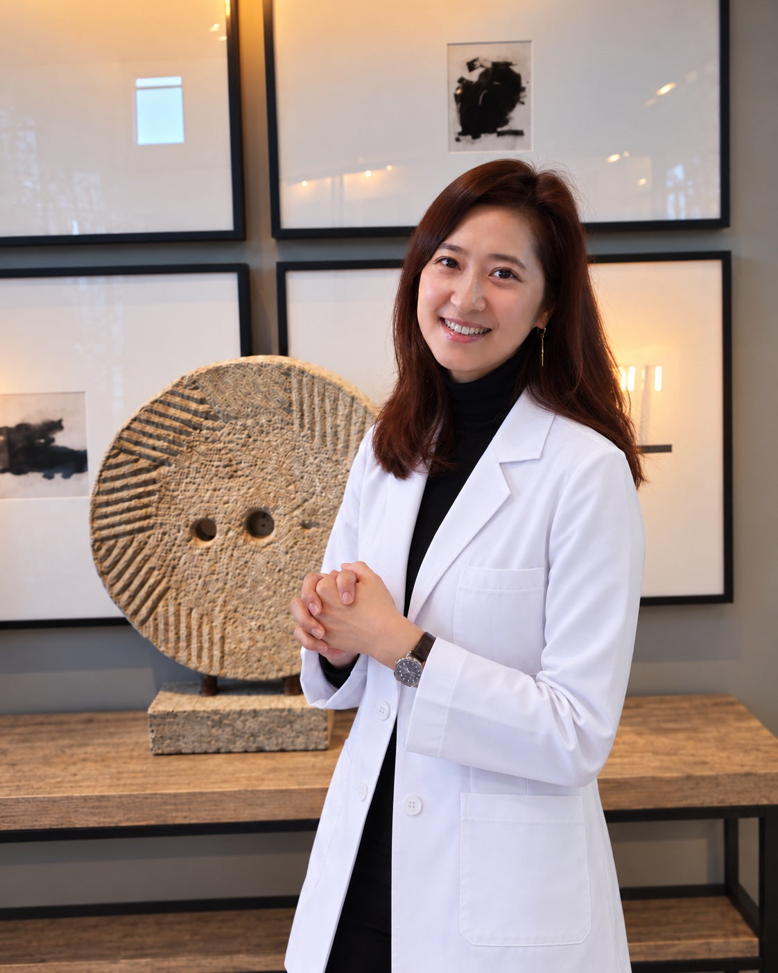 Annie Choi, founder of HANISA, in her studio